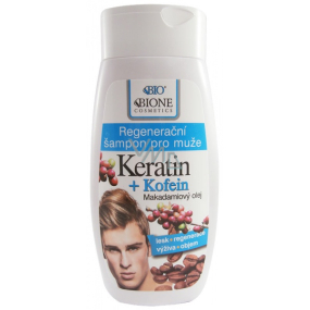 Bione Cosmetics for Men Keratin & Koffein Regenerierendes Haarshampoo 260 ml