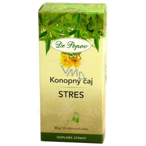 Dr. Popov Hanf Tee Stress 20 x 1,5 g