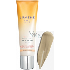 Lumene Valo Nordic-C Bright Boost SPF20 Aufhellende BB-Creme für alle Hauttypen Leicht / Mittel 30 ml