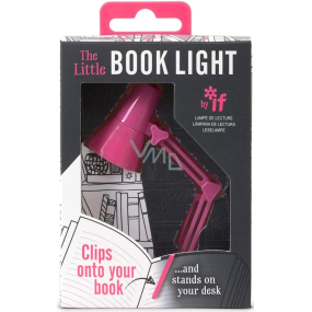 Wenn das kleine Buch Licht Mini Retro Lampe Pink 118 x 85 x 35 mm