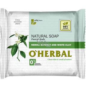 Über Herbal Natural Neroli und Toilettenpapier aus weißem Ton 100 g