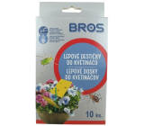 Bros Klebeteller für Töpfe, zieht Schädlinge an Pflanzen an und fängt sie auf 10 Stück + 5 Griffe