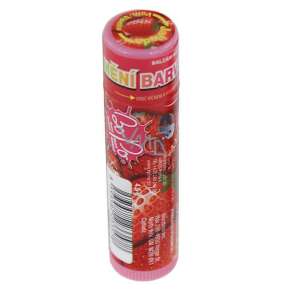 Bo-Po Strawberry farbverändernder Lippenbalsam mit einem Duft für Kinder 4,5 g