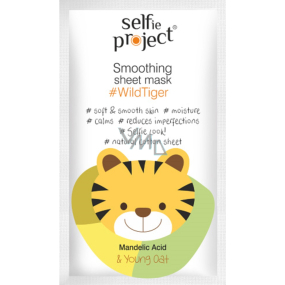 Selfie Project WildTiger feuchtigkeitsspendende textile Gesichtsmaske 15 ml