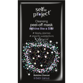 Selfie Project Cleansing Peeling Star Gesichts-Peel-Off-Maske, glänzend wie Sterne 12 ml