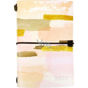 Albi Tagebuch 2020 wöchentlich Luxus Pastell 17,8 x 12 x 1,5 cm