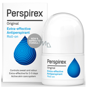 Perspirex Original Ball hochwirksames geruchloses Antitranspirant zum Aufrollen, 3-5 Tage Wirkung, Unisex 20 ml