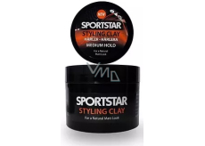 Sportstar Styling Clay Modellierknete für Haare, mittlerer Halt 50 ml