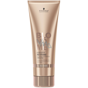 Schwarzkopf Professional BlondMe Keratin Restore Bonding sulfatfreies Shampoo für blondes Haar 250 ml