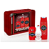 Old Spice Captain Grooming Zinn Deodorant Stick für Männer 50 ml + Duschgel 250 ml + Aftershave Balsam 100 ml, Kosmetikset
