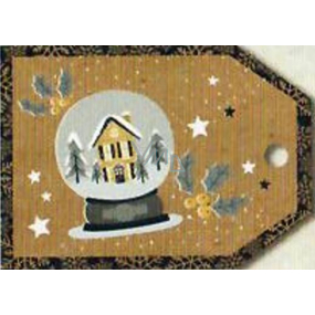 Nekupto Weihnachtsgeschenkkarten Cottage 5,5 x 7,5 cm 6 Stück