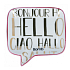 Bomb Cosmetics Hello, Ciao, Bonjour Soap Dish Keramik Seifenschale 12,5 x 12,5 cm