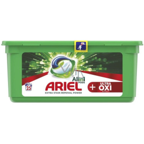 Ariel Allin1 Pods + Ultra Oxi Effect Gelkapseln zum Waschen von 25 Dosen à 750 g