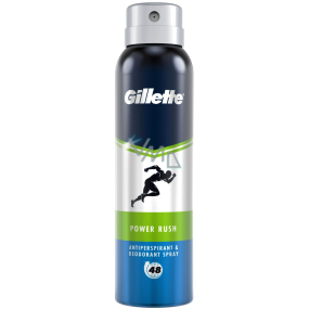 Gillette Series Power Rush Deodorant Antitranspirant Spray für Männer 150 ml