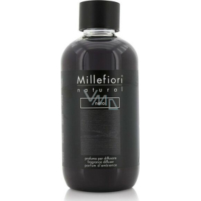 Millefiori Milano Natural Nero - Schwarz Diffusor Nachfüllung für Weihrauchstiele 250 ml