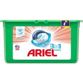 Ariel 3in1 Empfindliche Gelkapseln zum Waschen von Kleidung 35 Stück 931 g
