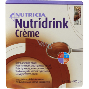 Nutricia Nutridrink Creme mit Schokoladengeschmack Hochenergetische, ernährungsphysiologisch vollständige Ernährung mit hohem Proteingehalt 4 x 125 g