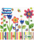 Regina Papierservietten 1 Lage 33 x 33 cm 20 Stück Ostern Bunte Blumen