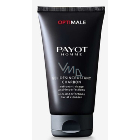 Payot Optimale Desincrustant Charbon Reinigungsgel für Gesichter gegen Unvollkommenheiten bei Männern 150 ml