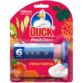 Duck Fresh Discs Fruitopia WC-Gel für hygienische Sauberkeit und Frische Ihrer Toilette 36 ml
