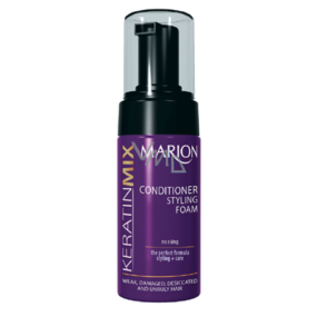 Marion Keratin Mix Mousse zum Stylen und Pflegen von schwachen, beschädigten, trockenen und widerspenstigen Haarspendern 100 ml