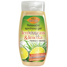 Bione Cosmetics Lemongrass & Lime entspannendes Duschgel für alle Hauttypen 250 ml