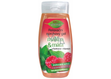 Bione Cosmetics Raspberry & Mint entspannendes Duschgel für alle Hauttypen 250 ml