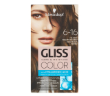 Schwarzkopf Gliss Color Haarfarbe 6-16 Cool perlbraun 2 x 60 ml