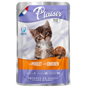 Plaisir Kätzchen Huhn in Sauce Komplettfutter für Jungkatzen Beutel 100 g