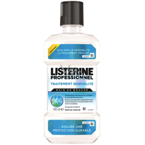 Listerine Professional Sensitivity Therapy antiseptisches Mundwasser ohne Alkohol 500 ml