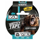 Bison Grizzly Tape Klebeband Reparatur schwarz, Klebebandbreite: 50 mm mit einer 10 m langen Rolle