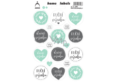 Arch Home Labels Home Labels Aufkleber Handgefertigt 12 x 18 cm