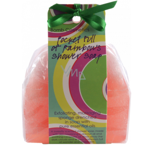 Bomb Cosmetics Sweet Rainbow - Tasche voller Regenbogen Duschmassageseife 140 g