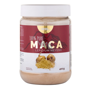 Adiel Maca 100% reines Pulver trägt zur körperlichen und geistigen Gesundheit bei und wirkt sich auch positiv auf die Fruchtbarkeit bei Männern und Frauen aus. 400 g