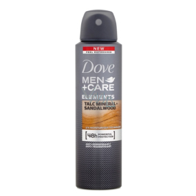 Dove Men + Pflegeelemente Talk Mineral + Sandelholz Antitranspirant Deodorant Spray mit 48-Stunden-Effekt für Männer 150 ml