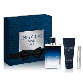 Jimmy Choo Man Blaues Eau de Toilette 100 ml + Aftershave 100 ml + Eau de Toilette 7,5 ml, Geschenkset