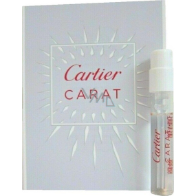 Cartier Carat parfümiertes Wasser für Frauen 1,5 ml mit Spray, Fläschchen