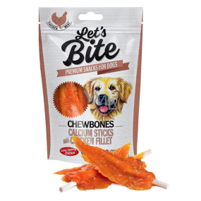 Brit Lets Bite Kausnacks mit Hühnerfilets Ergänzungsfutter für Hunde 80 g