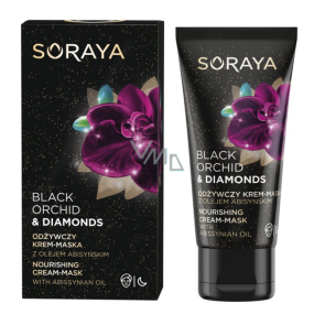 Soraya Black Orchid Schwarze Orchidee + Diamantpulver-Pflegecreme - Maske 50 ml