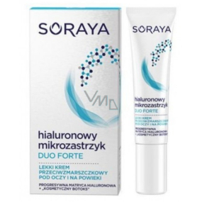 Soraya Hyaluronic Micro-Injection Duo Forte leichte Anti-Falten-Augencreme 15 ml