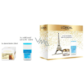 Loreal Paris Age Specialist 65+ Tage Anti-Falten-Creme 50 ml + zweiphasiger Make-up-Entferner für Augen und Lippen 125 ml, Kosmetikset