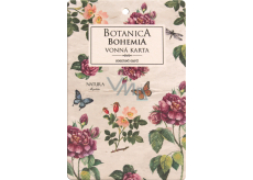 Böhmen Geschenke Botanica Aromatische Duftkarte Abnäher und Rosen 10,5 x 16 cm