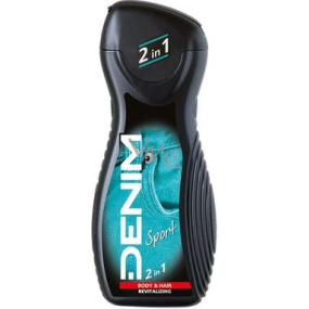 Denim Sport 2 in 1 Duschgel und Shampoo für Männer 250 ml