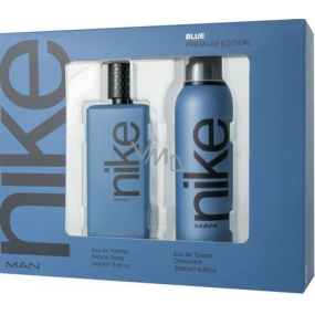Nike Blue Premium Edition Eau de Toilette für Männer 100 ml + Deodorant Spray 200 ml, Geschenkset