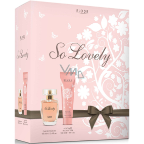 Elode So Lovely parfümiertes Wasser für Frauen 100 ml + Körperlotion 100 ml, Geschenkset