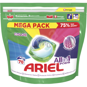 Ariel All in 1 Pods Farbgelpads für farbige Wäsche 70 Stück x 35 ml