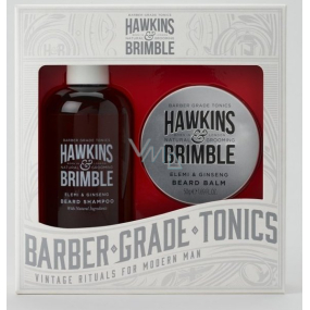 Hawkins & Brimble Men Bart Shampoo 250 ml + Bartbalsam 50 ml, Kosmetikset für Männer