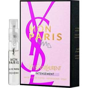Yves Saint Laurent Mon Paris Intensément parfümiertes Wasser für Frauen 1,2 ml mit Spray, Fläschchen