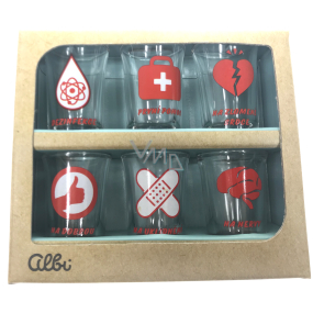Albi Der Arzt selbst hat 6 x 35 ml geschossen