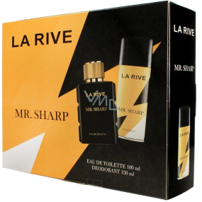 La Rive Mr.Sharp Eau de Toilette für Männer 100 ml + Deodorant Spray 150 ml, Geschenkset